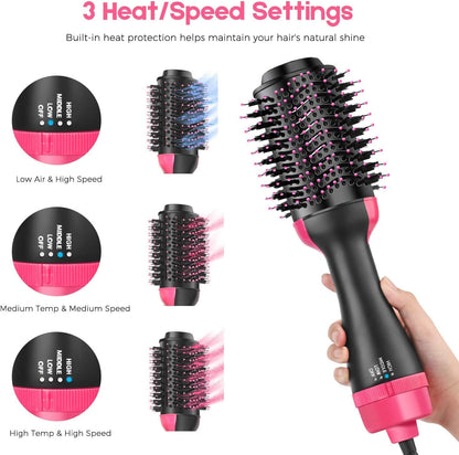 Sèche-cheveux et volumisateur Lighteme 3 en 1 (3 couleurs et 4 styles)