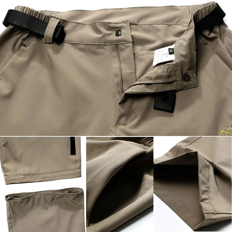 Lighteme Outdoor Quick Dry Pants &amp; Shorts – Stretch-Wanderhose mit zwei abnehmbaren Abschnitten