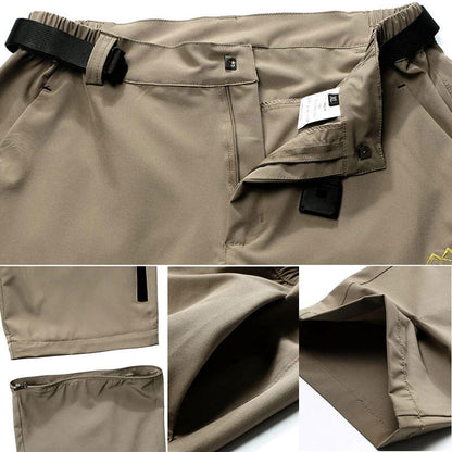 Lighteme Outdoor Quick Dry Pants &amp; Shorts – Stretch-Wanderhose mit zwei abnehmbaren Abschnitten