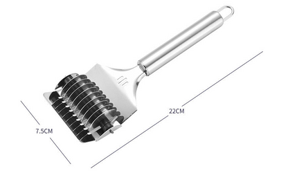 Lighteme Pasta Noodle Cutter, Spaghetti Maker, Noodle Lattice Roller