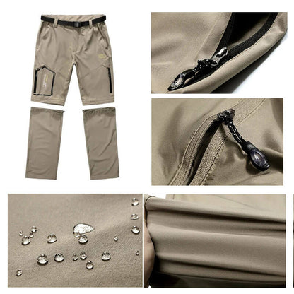Lighteme Outdoor Quick Dry Pants &amp; Shorts – Stretch-Wanderhose mit zwei abnehmbaren Abschnitten