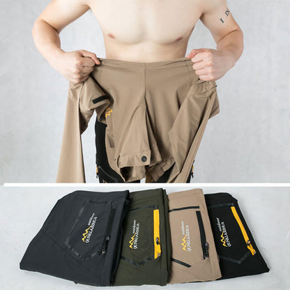 Lighteme Outdoor Quick Dry Pants &amp; Shorts – Stretch-Wanderhose mit zwei abnehmbaren Abschnitten