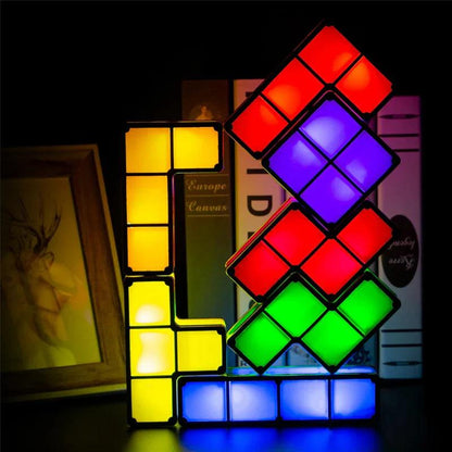 Lighteme Stimmungslicht Retro Tetris Lampe 