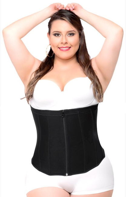 Lighteme Plus Size « Clip &amp; Zip » Waist Trainer - Body Shaper à 3 crochets et fermeture éclair ! 