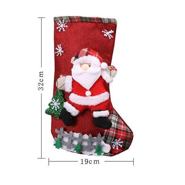 Sacs cadeaux et bonbons Lighteme pour bas de Noël (4 pièces)