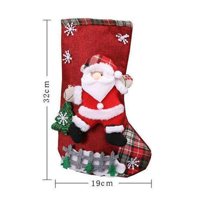 Sacs cadeaux et bonbons Lighteme pour bas de Noël (4 pièces)