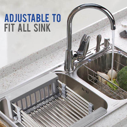 Ihrtrade Kitchen Retractable Drainer Rack