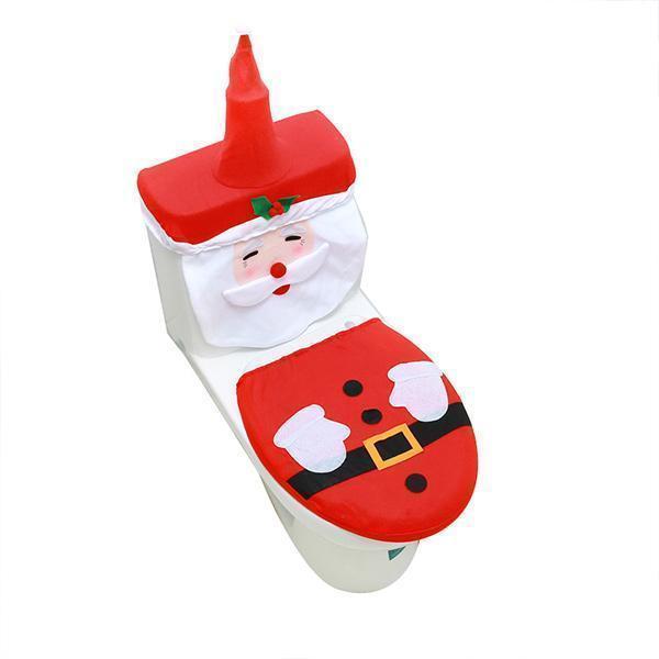 Housse de siège de toilette Lighteme Christmas (1 ensemble)