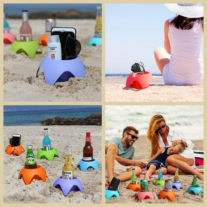 Getränkehalter für den Strand von Lighteme | 5er-Set