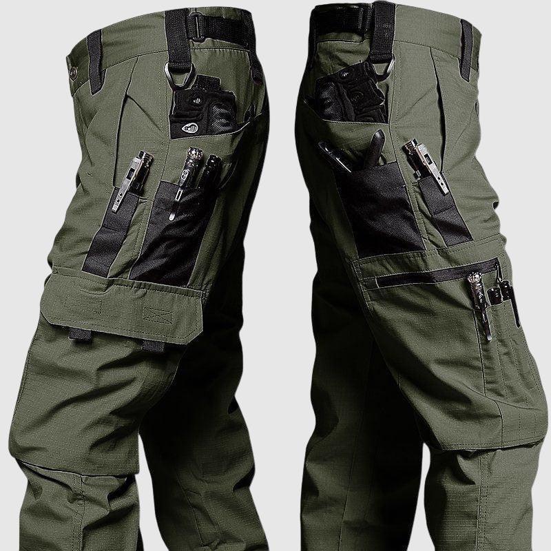 Lighteme Taktische Cargohose mit mehreren Taschen für Herren