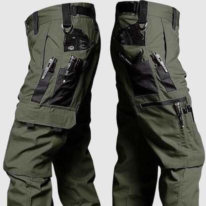 Lighteme Taktische Cargohose mit mehreren Taschen für Herren