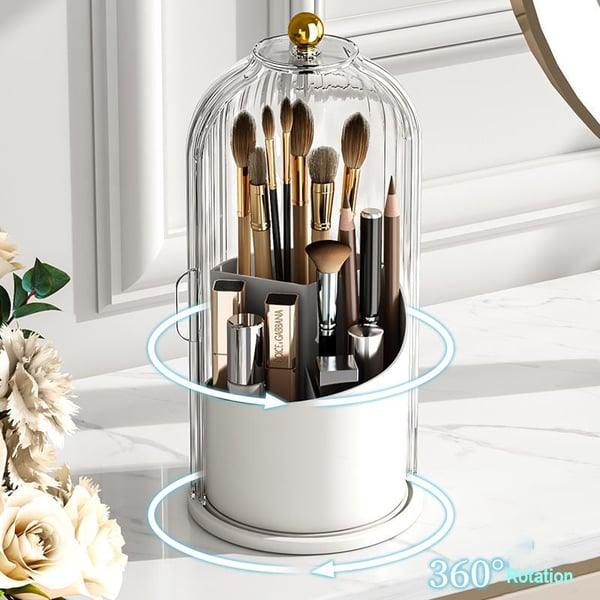 Lighteme 360° Make-up-Pinsel-Organizer + kostenlose Lippenstift-Aufbewahrungsbox