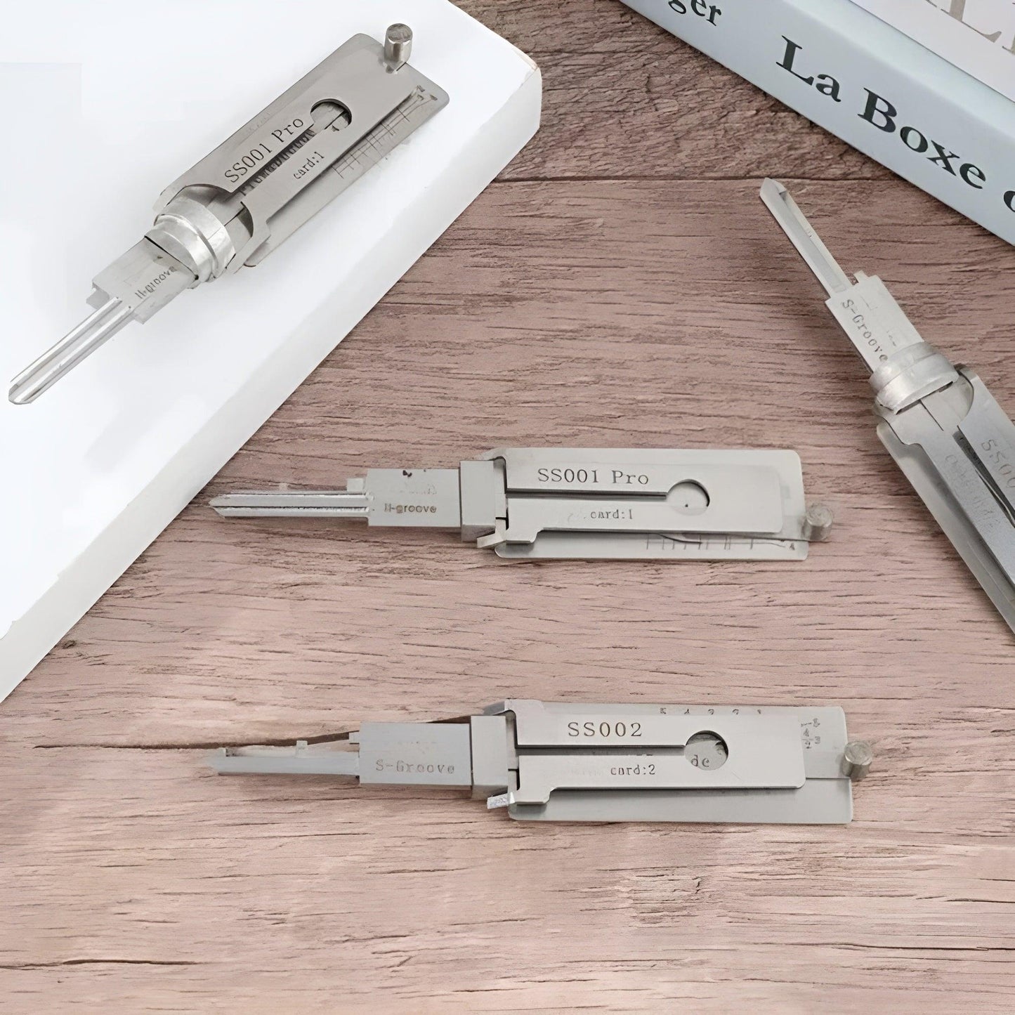 (Pack de 4) Outil de précision Lighteme pour serruriers