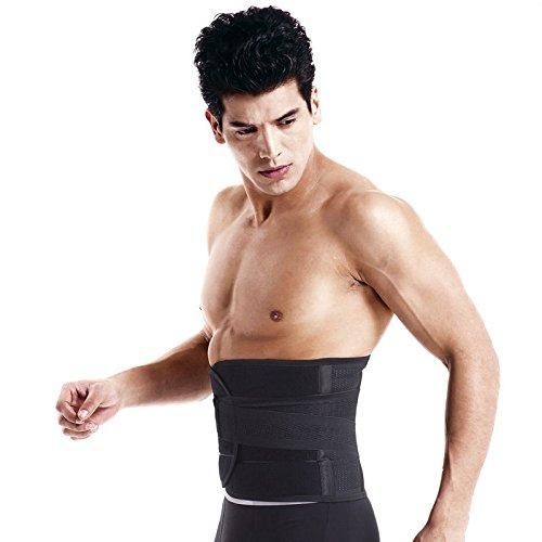 Ceinture de sudation Lighteme pour hommes - Entraîneur de taille - Brûlez la graisse du ventre !