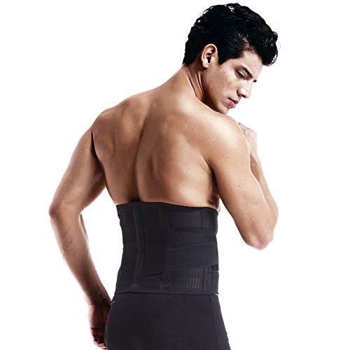 Ceinture de sudation Lighteme pour hommes - Entraîneur de taille - Brûlez la graisse du ventre !