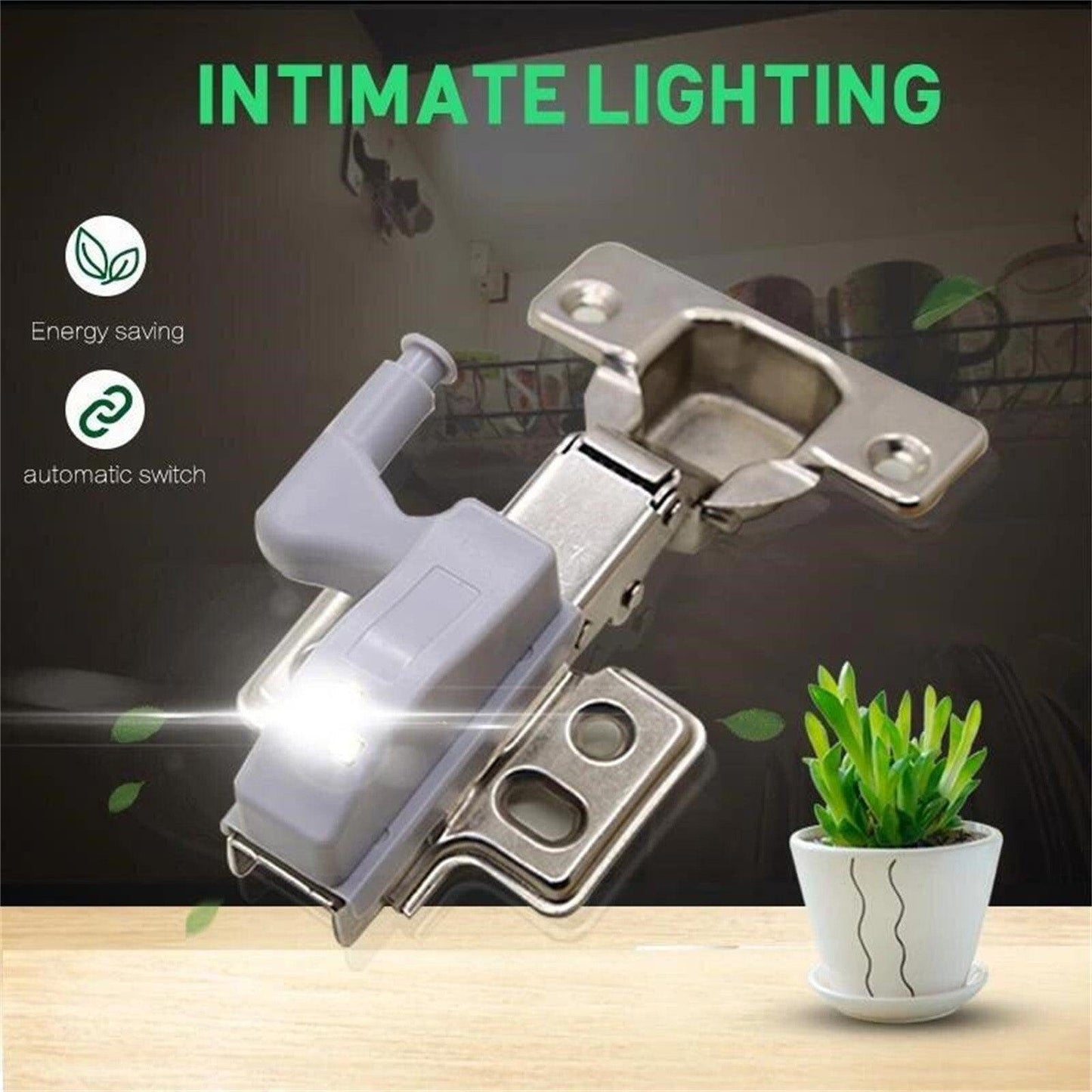Éclairage LED automatique Lighteme pour armoires