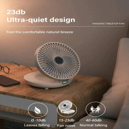 Lighteme Haushaltsventilator mit doppeltem Verwendungszweck und LED-Licht
