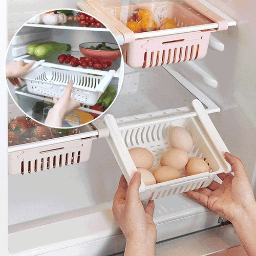 Lighteme Ausziehbarer Kühlschrank-Organizer 