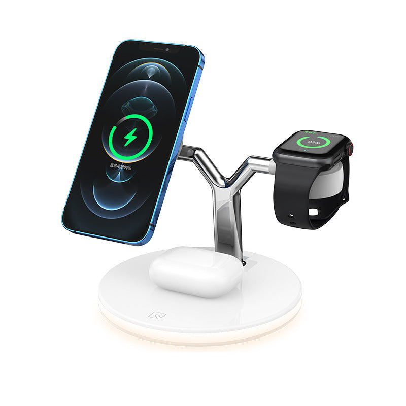 Lighteme Magnetic Mobile Phone 3 in 1 Wireless Charger