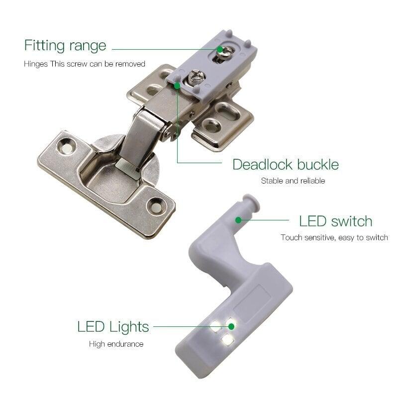 Éclairage LED automatique Lighteme pour armoires