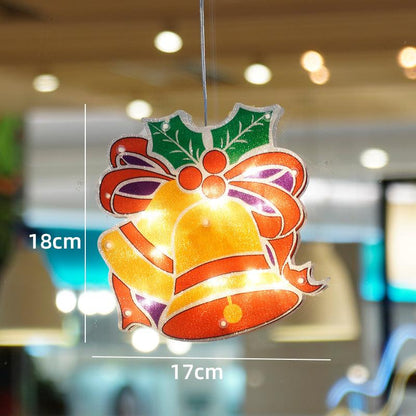 Lighteme Christmas Window Decoration Light with Suction Cup - Set of 6