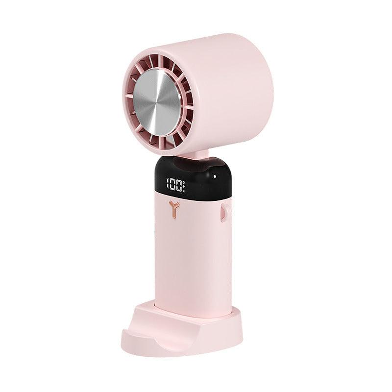 Tragbarer Ventilator von Lighteme mit Telefonständer