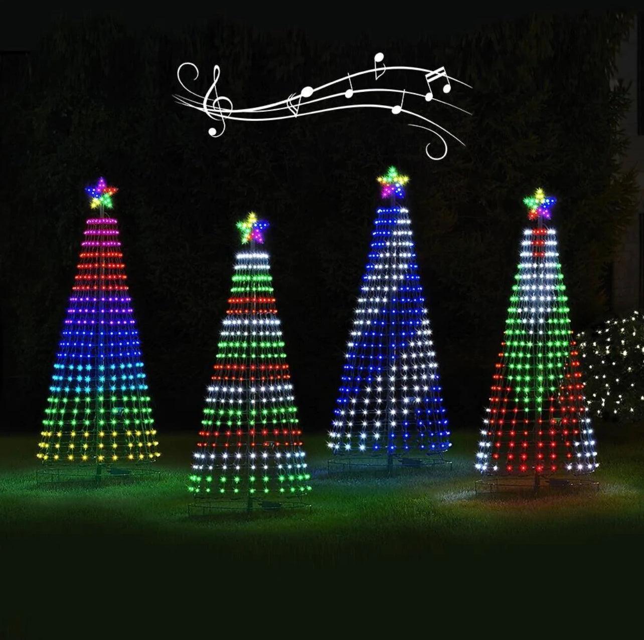 Lighteme Weihnachtsbaum-Lichtshow 