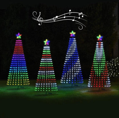 Lighteme Weihnachtsbaum-Lichtshow 