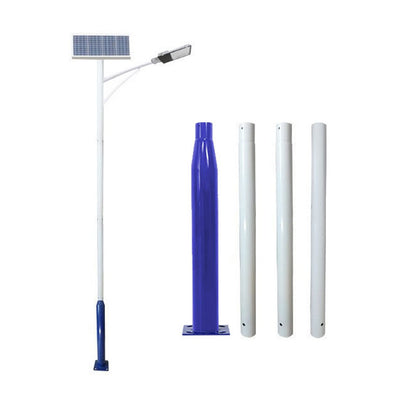 Lampadaire Lighteme de 6 m (20 pi) de qualité commerciale pour rue, stationnement et drapeau, aluminium + cage, paquet de 1