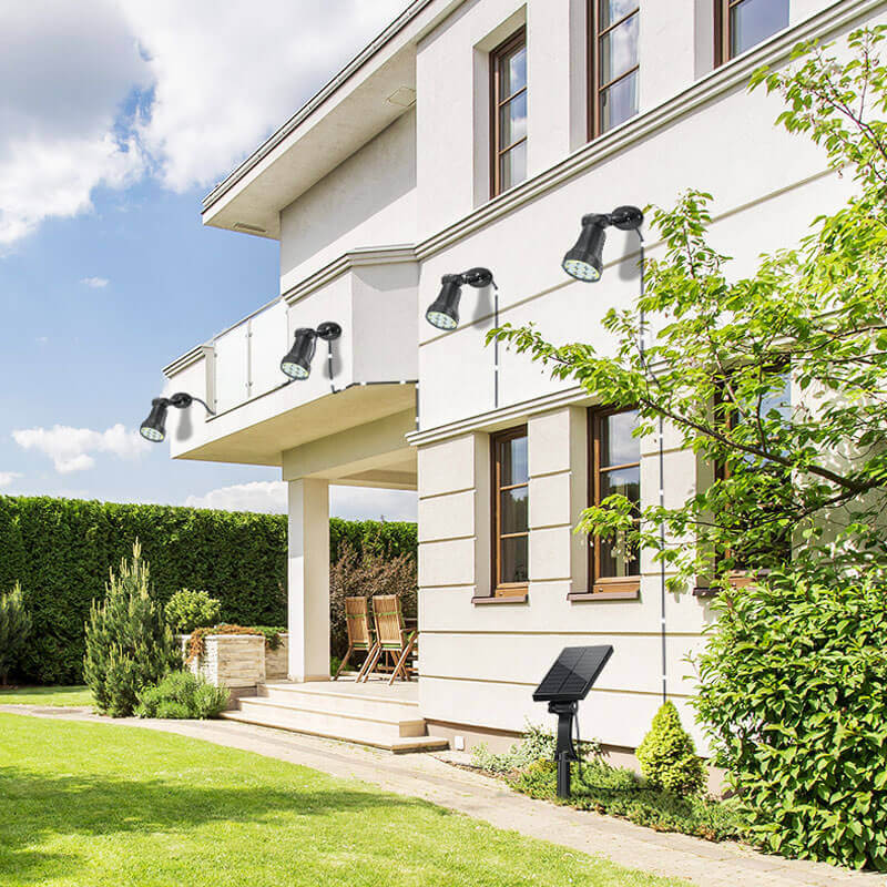 Lighteme LED 100-Lumen Solarstrahler 2er-Pack