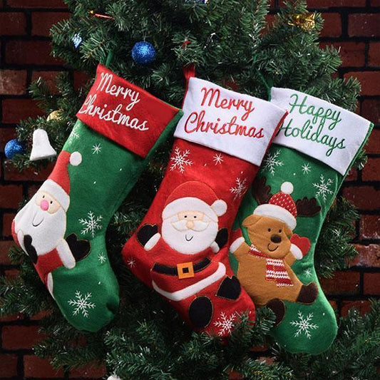 Sacs cadeaux bas de Noël Lighteme (4 pièces)