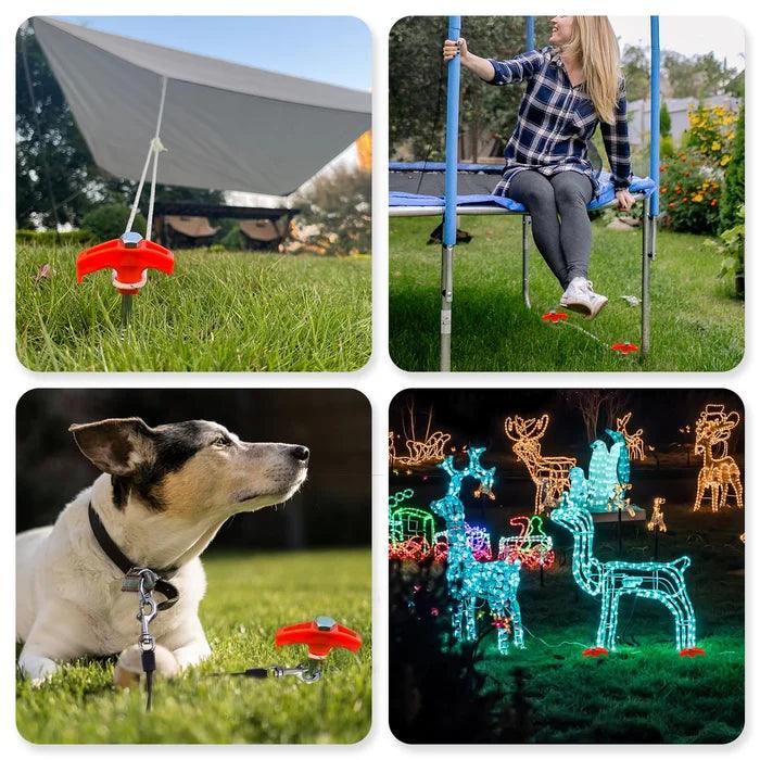 Piquets de tente perçables robustes Lighteme Camping Supplies