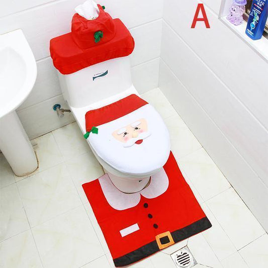 Housse de siège de toilette Lighteme Christmas (1 ensemble)