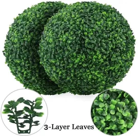 Décoration boule d'herbe simulée Lighteme - Cette plante est toujours verte ! 