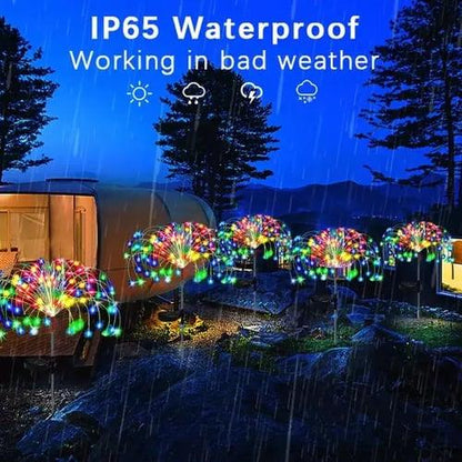 Lighteme Waterproof Solar Garden Fireworks Lamp | BUY 1 GET 1 FREE (2PCS)