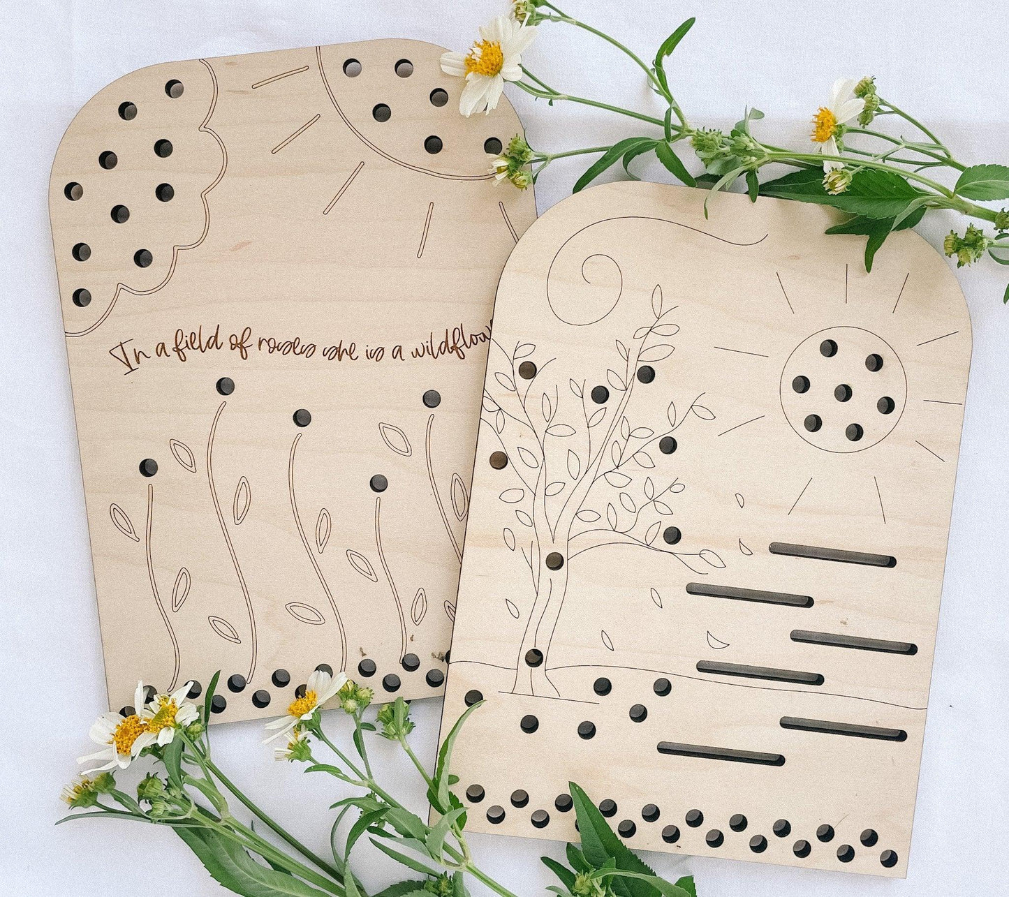 Lighteme Blumen- und Blatt-Sammelbretter | 3er-Set