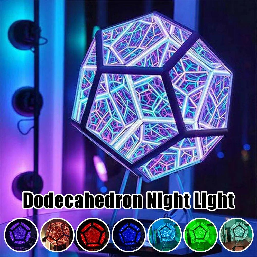 Lighteme Colorful starry sky dodecahedron night light