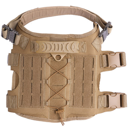 Harnais tactique en nylon pour chien Lighteme - Harnais de dressage pour chien très résistant - Sans traction - Liquidation
