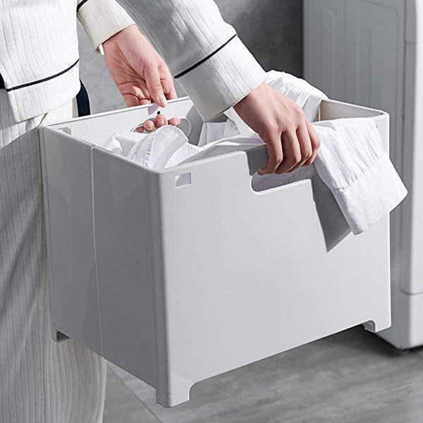 Lighteme Punch-Free Folding Storage Basket (2 Colors)