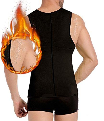 Gilet de sauna Lighteme pour hommes - Brûlez la graisse du ventre !