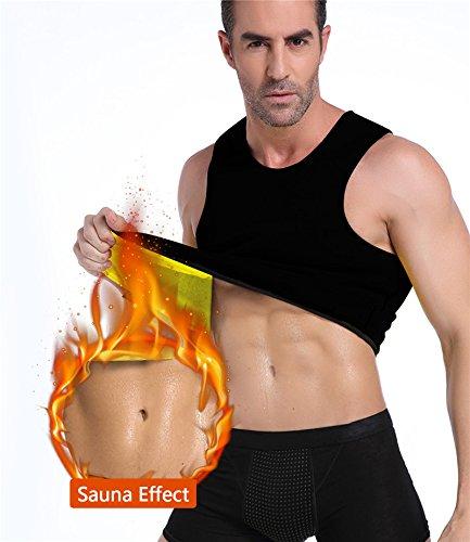 Gilet de sauna Lighteme pour hommes - Brûlez la graisse du ventre !