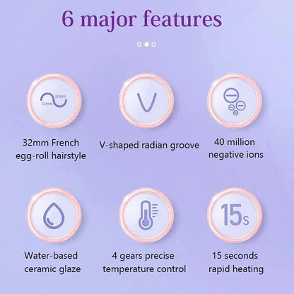 Lighteme French Wave Lockenstab