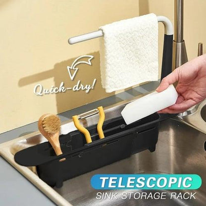 Lighteme Teleskop-Ablageregal für Spülbecken