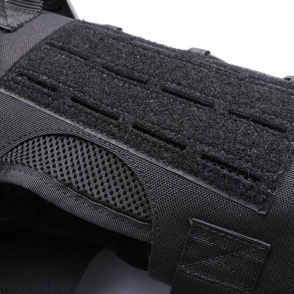 Harnais tactique en nylon pour chien Lighteme - Harnais de dressage pour chien très résistant - Sans traction - Liquidation