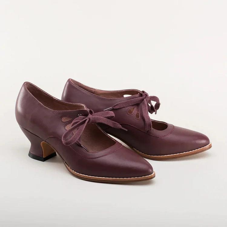 Orthopädische Schuhe mit hohem Absatz aus Leder von Lighteme für Damen