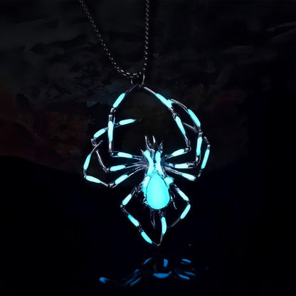 Collier lumineux Halloween Araignée Lighteme