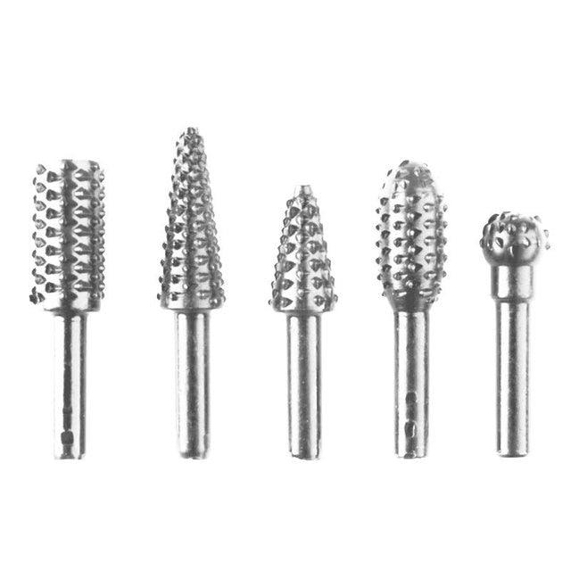 Lighteme Premium-Frässtiftsatz aus Wolframstahl und Hartmetall