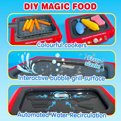 Lighteme Kochsimulationsspielzeug für Kinder – Spielen, kochen, lernen!