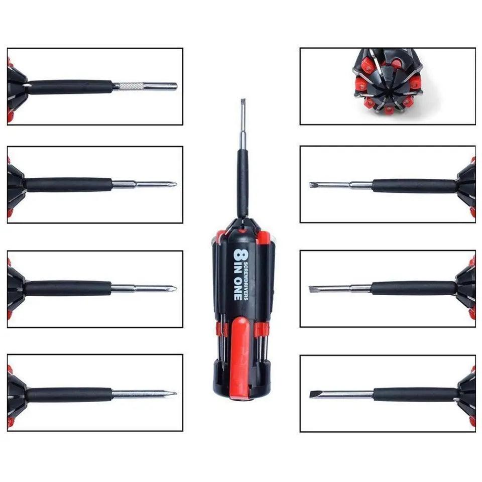Lighteme 8-in-1-Schraubendreher – Ein unverzichtbares Werkzeug für Ihr Reparaturset!