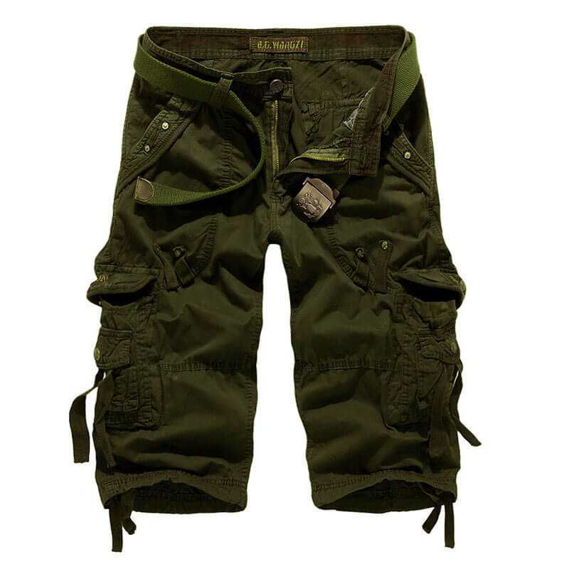 Lighteme Herren Multi Pocket Stilvolle Cargo Shorts, Wandershorts